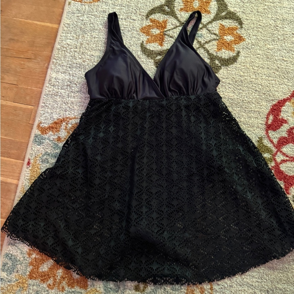 XL Swimdress one piece - Black